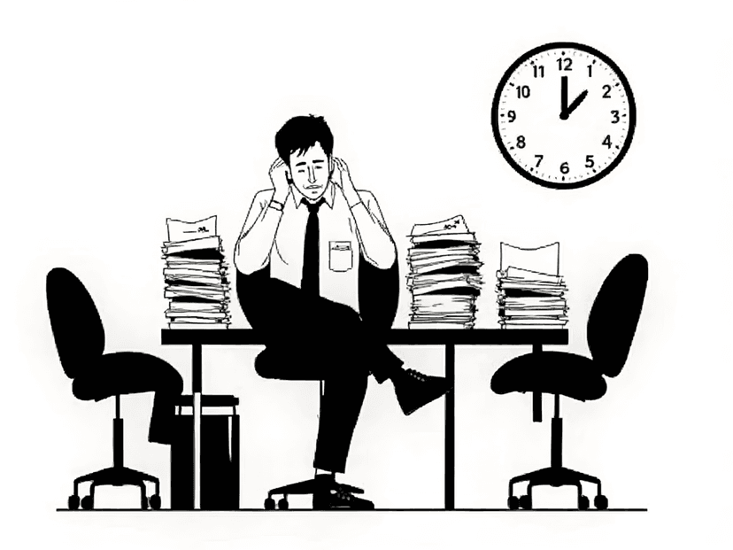 Overwhelmed clinic owner